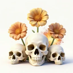 skulls : : 3 flowers : : 2 explosions : : 8 k