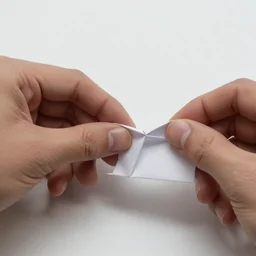 sting folding a piece of paper