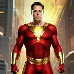 elon musk shazam dc, 4 k
