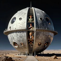 space habitat by syd mead, boris vallejo, julie bell, luis royo, frank frazetta, frank frazetta, ken kelly, simon bisley, richard corben