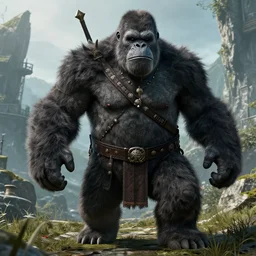 King Kong in The Elder Scrolls 5 Skyrim