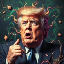 trippy trump on acid