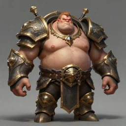 a highly detailed illustration of fat ugly disgusting armored man, intricate, elegant, highly detailed, centered, digital painting, artstation, concept art, smooth, sharp focus, league of legends concept art, wlop.