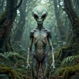 An award winning nature photograph of an alien by David Yarrow