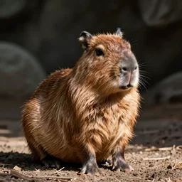 cutest little mlem capybara, digital art, daily deviation, procreate