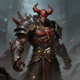 illidan stormrage the demon hunter portrait trending on artstation