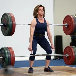 nancy pelosi deadlifting 5 0 0 pounds