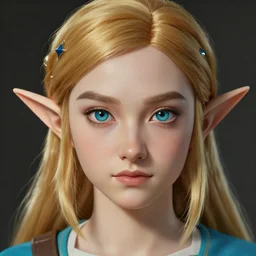 character concept art of zelda | | cute - fine - face, pretty face, realistic shaded perfect face, fine details by stanley artgerm lau, wlop, rossdraws, james jean, andrei riabovitchev, marc simonetti, and sakimichan, tranding on artstation