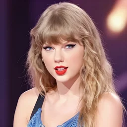 taylor swift as a cute anime girl