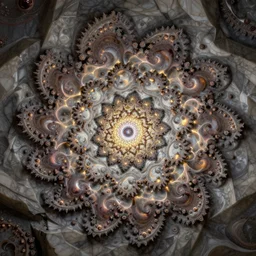 a beautiful 3 d painting of a sprawling intricate fractal populated by mandelbrot fractals by android jones and alex grey and mandelbrot, volumetric lighting, dynamic lighting, dramatic lighting, high contrast, concept art, carved marble, sacred geometry, religious, magic realism, catholicpunk, stark, trending on artstation