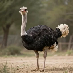 a cat - ostrich - hybrid, animal photography