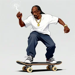 snoop dogg rollerscating while smoking weed