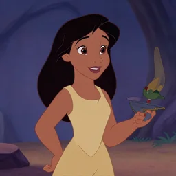 Kida from Atlantis (played by Natalie Portman), Disney cartoon, film