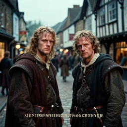 dramatic shallow depth of field historically accurate film still of the market town of worcester from a medieval cyberpunk film from the 8 9 0 s titled'king alfred and the western campaign ', photographed by denis villeneuve and ridley scott, colorful lighting high contrast, grainy hyperrealistic shocking detail trending on artstation 8 k