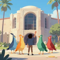 bird people cal arts animation style