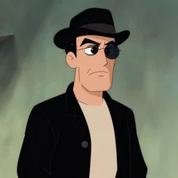 gangstyer character animated by ralph bakshi