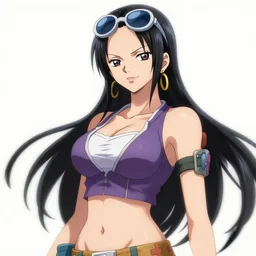 nico robin as an anime art style, artstation, 4 k detailed