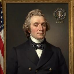 Official Portrait of the United States President, 1852, he is from virginia