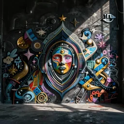 die antwoord zef design graffiti freaky