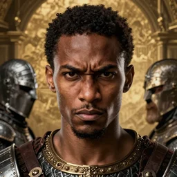 portrait of a slender black man with angry face. renaissance. Redguard. Skyrim. Epic fantasy. hyperrealism. symetric face cinematic top lighting, insanely detailed and intricate, face by wlop, Frank frazeta, Lucas Graciano Boris Vallejo. Character Art. High Fantasy. golden ratio, symmetric matte painting, cinematic, trending on artstation, deviantart and cgsociety, 8k, high resolution