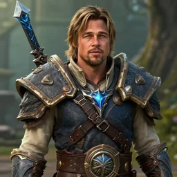 brad pitt as a world of warcraft npc