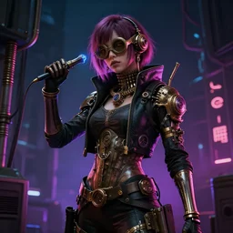 cyberpunk steampunk