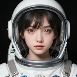 portrait Anime space cadet girl, cute-fine-face, pretty face, realistic shaded Perfect face, fine details. Anime. realistic shaded lighting by Ilya Kuvshinov Giuseppe Dangelico Pino and Michael Garmash and Rob Rey, IAMAG premiere, aaaa achievement collection, elegant freckles, fabulous, eyes open in wonder, blonde hair