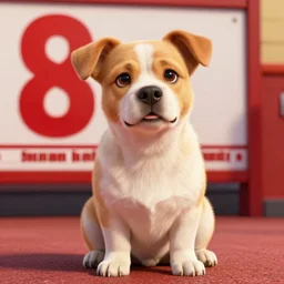 super 8 movie image of a dog