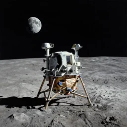 lunar landing on the moon, edward hopper painting, bo bartlett painting,