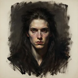 asset sheet, material study ( caricature ) king by mark ryden dark foreboding