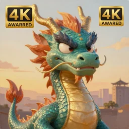painting of a dragon with a snobby smile. during golden hour. extremely detailed. beautiful. 4 k. award - winning.