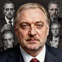 aleksandr lukashenko, is gremlin,, horror by donato giancola and greg rutkowski and wayne barlow and zdzisław beksinski, realistic face, digital art