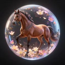 spherical horse in vacuum, trending on artstation, highly detailed 8 k, rendered in unreal engine 5, anime key art by greg rutkowski, bloom, dramatic lighting