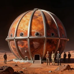 asimov mars habitat by syd mead, boris vallejo, julie bell, luis royo, frank frazetta, frank frazetta, ken kelly, simon bisley, richard corben