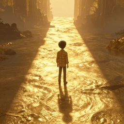 pixar's soul made of gold
