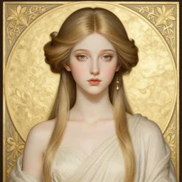 portrait of a goddess, garce, deco art, utral high detail, fantasy, medium shot, rimming light, artgerm lau, greg rutkowski, alphonse mucha