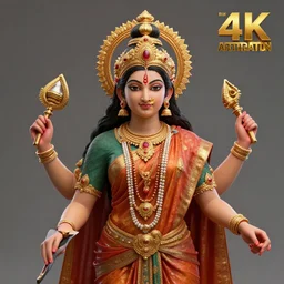portrait of hindu goddess, concept art, cgsociety, octane render, trending on artstation, artstationHD, artstationHQ, unreal engine, 4k, 8k