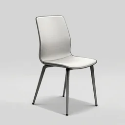 concept rendering of a chair, product design illustration, slender design