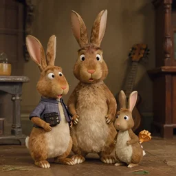 a film still from wallace & gromit : the curse of the were - rabbit ( 2 0 0 5 )