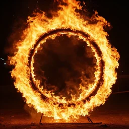 i fell into a burning ring of fire, symmetric, dynamics lighting, cinematic,