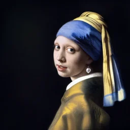 Donald Trump with a Pearl Earring by Johannes Vermeer