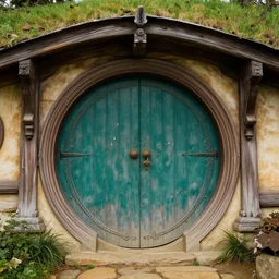 the shire, hobbiton, lord of the rings, hobbit circle doors, intricate, elegant, highly detailed, greg rutkowski, dishonored 2, bioshock, scifi, john park, frazetta, john howe, ruan jia, jeffrey catherine jones