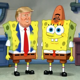donald trump meets spongebob and better call saul