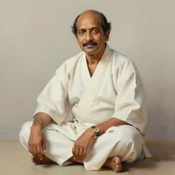a digital painting art of sensei logeswaran, by greg rutkowski, trending on artstation