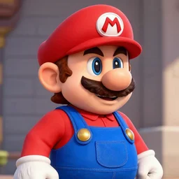 Mario as Stalin, 2d art, details,