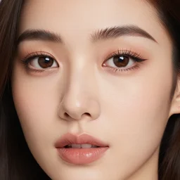highly detailed face close up of a Instagram influencer
