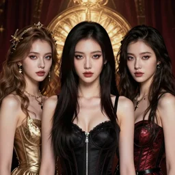 Baphomet as beautiful women