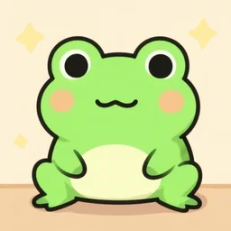 kawaii hot frog