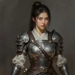 perfectly - portrait of a beautiful female warrior character from games, intricate, highly detailed, digital painting, loose brush strokes, realistic shaded lighting, artstation, concept art, smooth, sharp focus, illustration, realism, oil painting, unreal engine 5, 8 k, art by peter mohrbacher and and sam spratt
