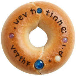 everything in the universe on a bagel